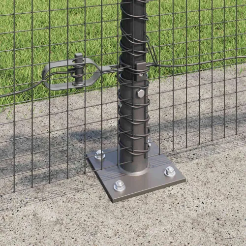 Zavareno žičano ogradno mreža s betonskom podlogom 25 x 0,5 m - 25 x 0,5 m (25 x 25 mm mreža) Siva Cijena