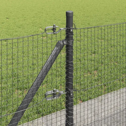 Zavareno žičano ogradno mreža s betonskom podlogom 50 x 0,4 m - 50 x 0,4 m (19 x 19 mm mreža) Siva Cijena