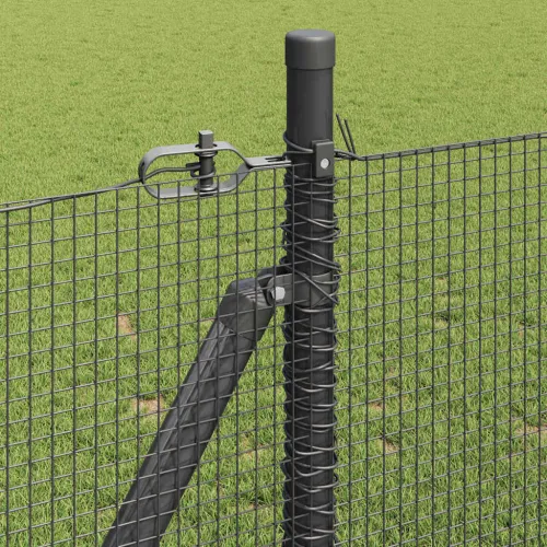 Zavareno žičano ogradno mreža s betonskom podlogom 50 x 0,8 m - 50 x 0,8 m (mreža 12 x 12 mm) Siva Cijena