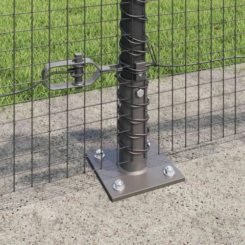 Zavareno žičano ogradno mreža s betonskom podlogom 100 x 0,6 m - 100 x 0,6 m (19 x 19 mm mreža) Siva Cijena