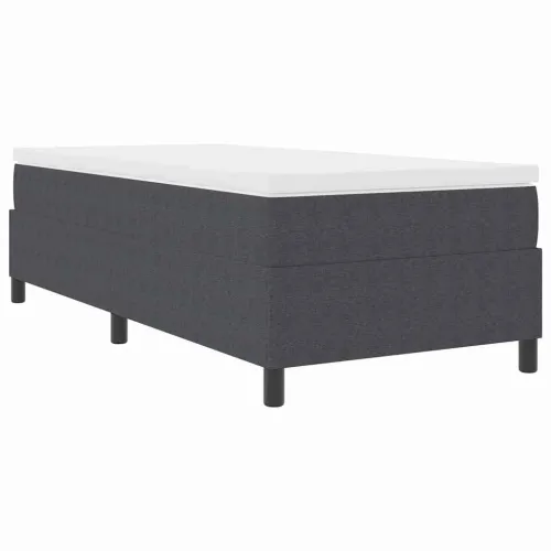 Box spring krevet Tamno siva i bijela 80 x 200 cm - Tamno siva 80 x 200 cm Cijena