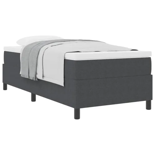 Box spring krevet Tamno siva i bijela 80 x 200 cm - Tamno siva 80 x 200 cm Cijena