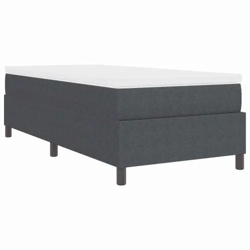 Box spring krevet Tamno siva i bijela 80 x 200 cm - Tamno siva 80 x 200 cm Cijena