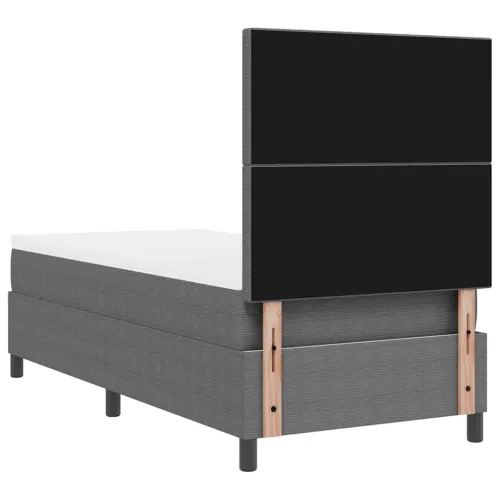 LED Box Spring Krevet Svijetlo siva i bijela. 80 x 200 cm - Svjetlosiva 80 x 200 cm Visoki uzglavlje Cijena