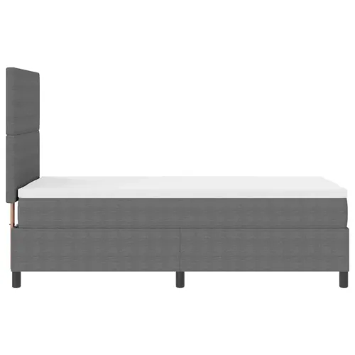 LED Box Spring Krevet Svijetlo siva i bijela. 80 x 200 cm - Svjetlosiva 80 x 200 cm Visoki uzglavlje Cijena