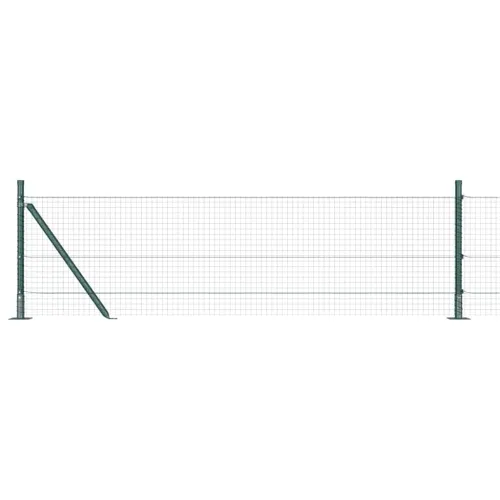 Zavareno žičano ogradno mreža s betonskom podlogom 10 x 0,4 m - 10 x 0,4 m (25 x 25 mm mreža) Zelena Cijena