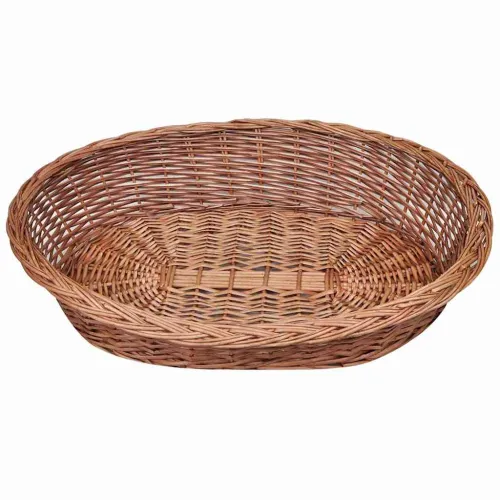 Košara za psa / krevet za ljubimce od vrbe prirodna boja 90 cm - 90 cm Cijena