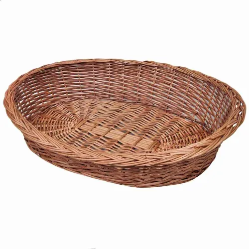 Košara za psa / krevet za ljubimce od vrbe prirodna boja 90 cm - 90 cm Cijena