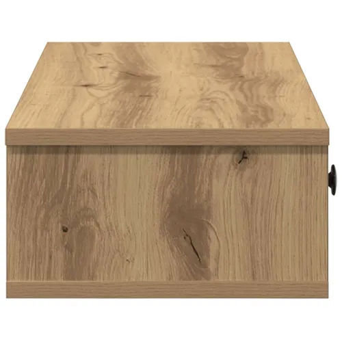 Zidna polica s ladicama umjetnički hrast izrađeno drvo - Hrast artisan 60 x 28 x 15 cm Cijena