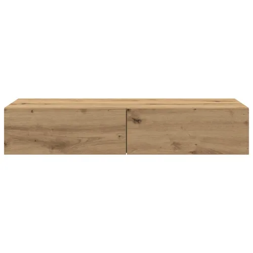 Zidna polica s ladicama umjetnički hrast 100x36x19 cm - hrast artisan 100 x 36 x 19 cm 1 1 Cijena