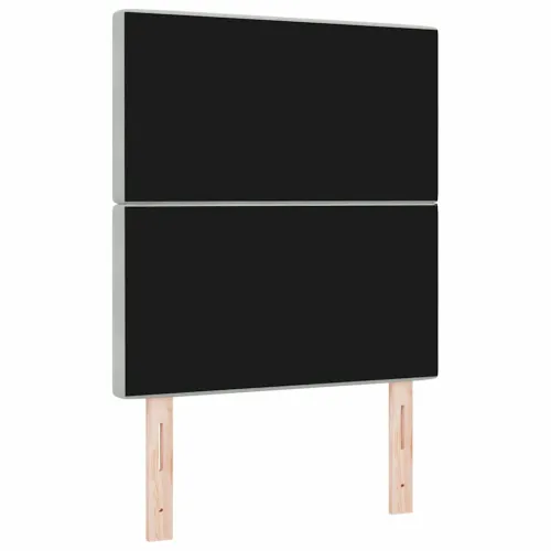 Uzglavlje Svijetlo siva 80 cm Baršun - Svjetlosiva 80 cm Visoki uzglavlje Cijena