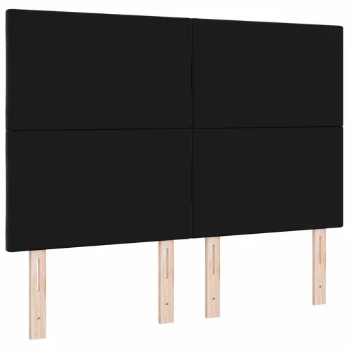 Uzglavlje Crna 144 cm Baršun - Crna 140 cm Visoki uzglavlje Cijena