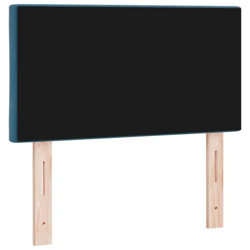 Uzglavlje Tamno plava 80 cm Baršun - Tamno plava 80 cm Nizak uzglavlju Cijena