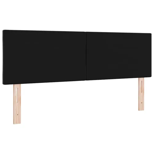 Uzglavlje Crna 144 cm Baršun - Crna 140 cm Nizak uzglavlju Cijena