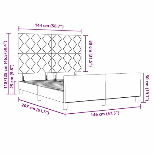Box spring krevet s uzglavljem Crna 140 x 200 cm Baršun - Crna 140 x 200 cm Dizajn s rombovima Cijena