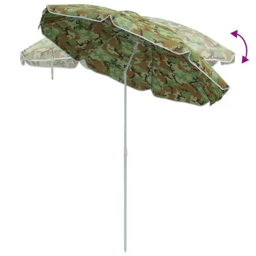 Vrtni suncobran 263 x 263 x 272 cm 170T poliester Maskirna - Maskirna 300 cm Cijena