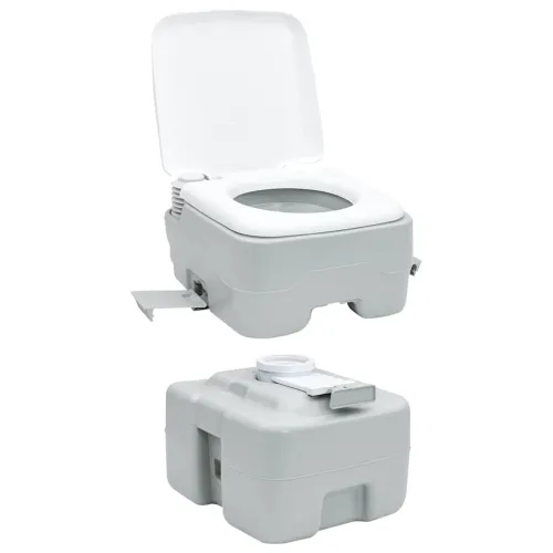 Kamperski WC Siva i bijela 41,5 x 36,5 x 42 cm Polietilen - Siva 20 l Cijena