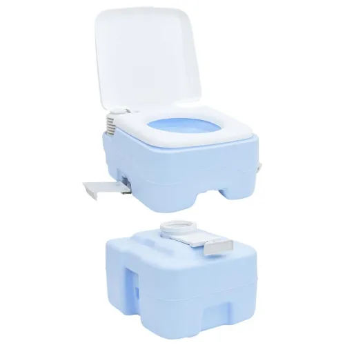 Kamperski WC Svijetloplava i bijela 41,5 x 36,5 x 42 cm - Svijetlo plava 20 l Cijena