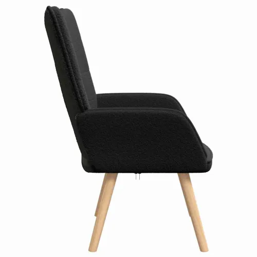 fotelja Crna 62 x 67 x 95,5 cm Sherpa Tkanina - Crna Cijena