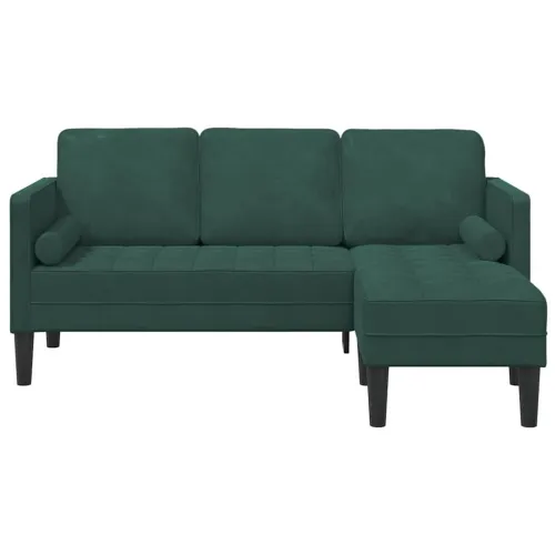 Set sofe s jastukom Tamnozelena Poliester - Tamnozelena bez klupe Cijena
