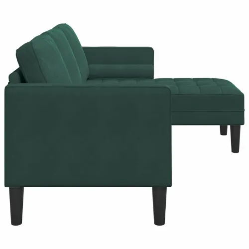 Set sofe s jastukom Tamnozelena Poliester - Tamnozelena bez klupe Cijena