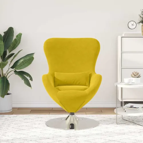Jajolika fotelja Žuta Baršun - Žuta without footstool Cijena