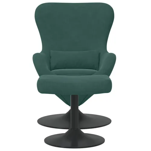 Jaja Stolica s Pufom Tamnozelena Baršun - Tamnozelena with footstool Cijena