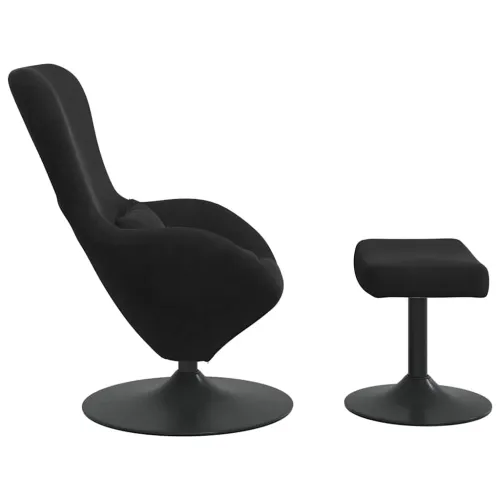 Jaja Stolica s Pufom Crna Baršun - Crna with footstool Cijena