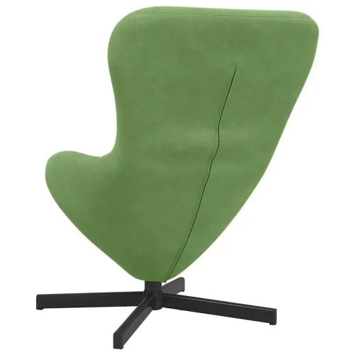 Jajolika fotelja Svijetlo zelena 63 x 73 x 90 cm Baršun - Svijetlo zelena Cijena