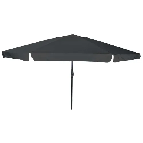 Vrtni suncobran Antracit 394 x 394 x 248 cm Poliester i čelik - Antracit Cijena