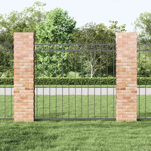 Element Ograde ASSEN 170 x 120 cm Čelik Siva - Siva 163 x 120 cm Cijena