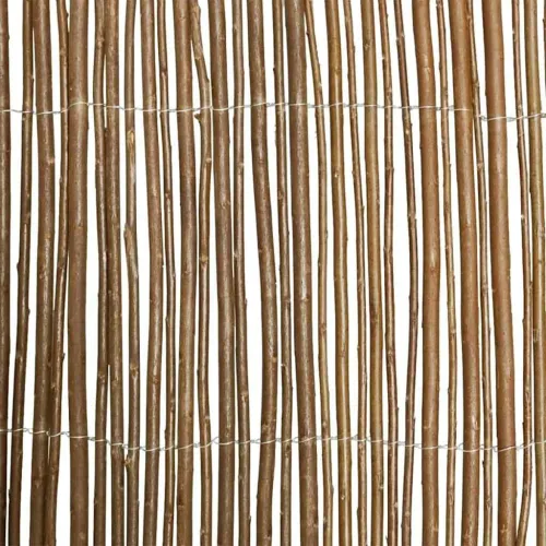 Ograda od vrbovog drveta 140 x 500 cm Vrba Prirodna - 500 x 140 cm Prirodna Cijena
