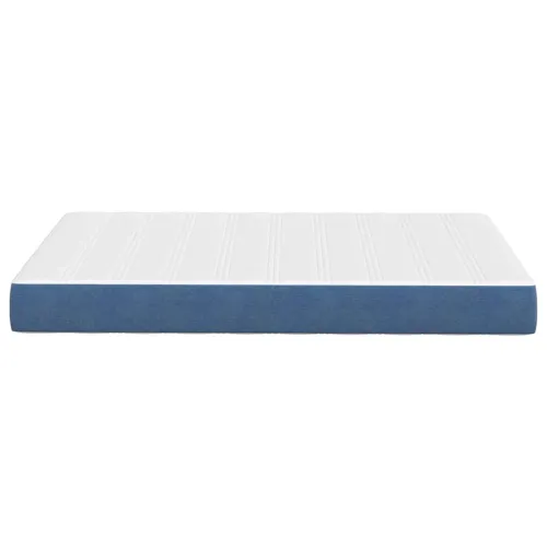 Madrac s madracem Plava 120 x 190 cm tkanina - Plava 120 x 190 cm Cijena