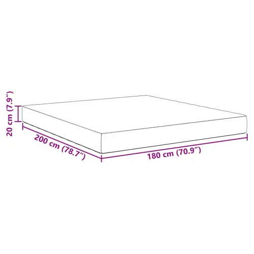 Madrac s madracem Plava 180 x 200 cm tkanina - Plava 180 x 200 cm Cijena