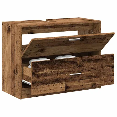 Kupaonski ormar Staro drvo 78 x 37 x 59 cm Konstruirano drvo - Staro drvo 78 x 37 x 59 cm Cijena