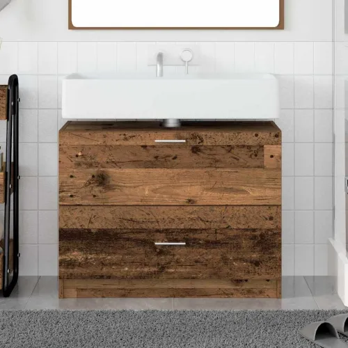 Kupaonski ormar Staro drvo 78 x 37 x 59 cm Konstruirano drvo - Staro drvo 78 x 37 x 59 cm Cijena