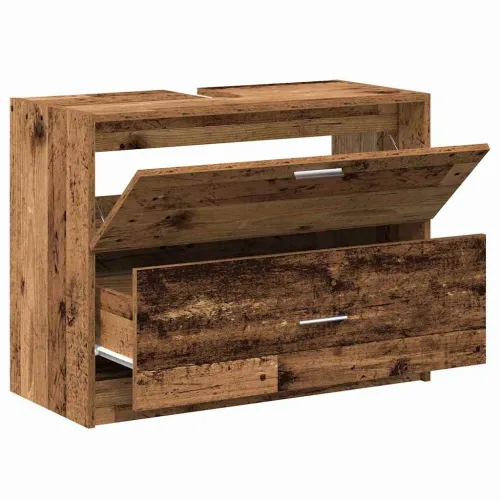 Kupaonski ormar Staro drvo 78 x 37 x 59 cm Konstruirano drvo - Staro drvo 78 x 37 x 59 cm Cijena