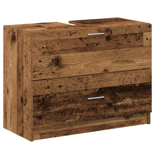 Kupaonski ormar Staro drvo 78 x 37 x 59 cm Konstruirano drvo - Staro drvo 78 x 37 x 59 cm Cijena
