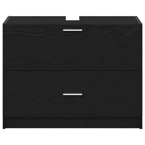 Kupaonski ormar Crni hrast 78 x 37 x 59 cm Konstruirano drvo - Crni hrast 78 x 37 x 59 cm Cijena