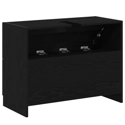Kupaonski ormar Crni hrast 78 x 37 x 59 cm Konstruirano drvo - Crni hrast 78 x 37 x 59 cm Cijena