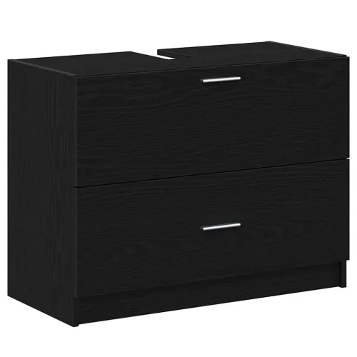 Kupaonski ormar Crni hrast 78 x 37 x 59 cm Konstruirano drvo - Crni hrast 78 x 37 x 59 cm Cijena