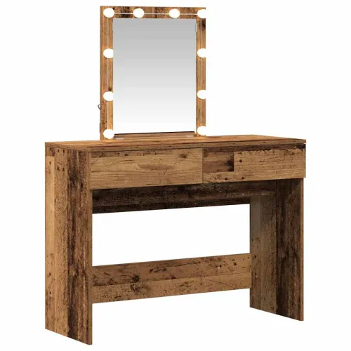 Toaletni stol Staro drvo 100 x 40 x 130 cm Konstruirano drvo - Staro drvo Cijena