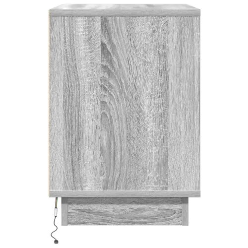 Noćni ormar Siva 50 x 34,5 x 50 cm. Konstruirano drvo - Sivi hrast sonoma 1 Cijena
