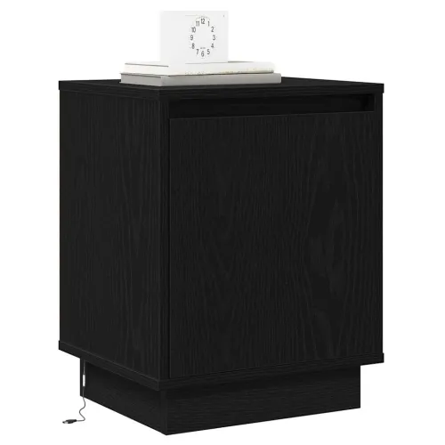 Noćni ormar Crni hrast 39 x 34,5 x 50 cm Konstruirano drvo - Crni hrast 1 Cijena