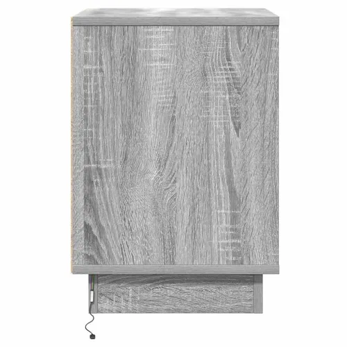 Noćni ormar 2 kom. Siva 39 x 34,5 x 50 cm Konstruirano drvo - Sivi hrast sonoma 2 Cijena