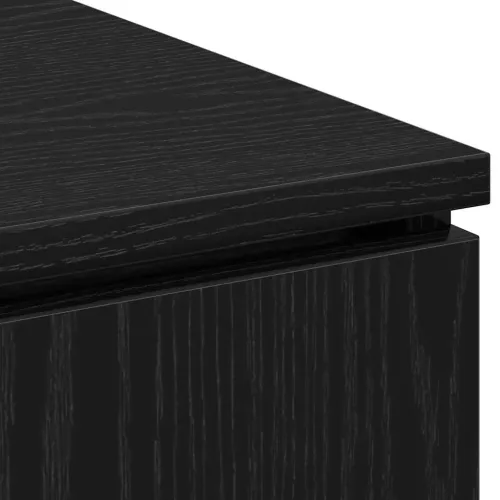 TV ormar 100 x 38 x 49 cm Crni hrast Konstruirano drvo - Crni hrast Cijena