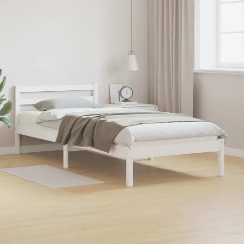 Okvir za krevet Bijelo 215,5 x 85,5 x 69,5 cm - Bijelo 80 x 210 cm Cijena