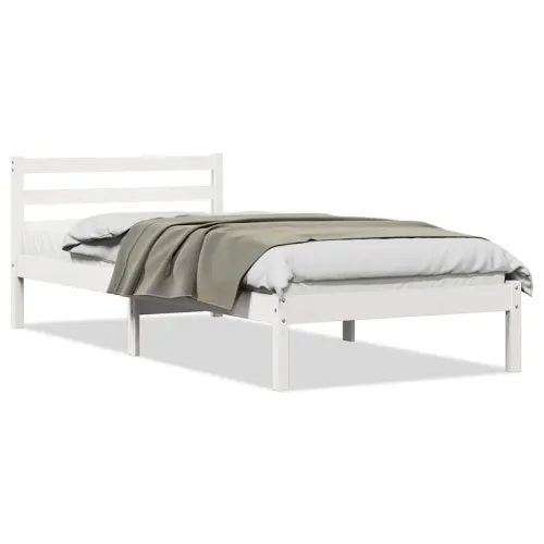 Okvir za krevet Bijelo 215,5 x 105,5 x 69,5 cm - Bijelo 100 x 210 cm Cijena