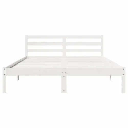 Okvir za krevet Bijelo 215,5 x 165,5 x 69,5 cm - Bijelo 160 x 210 cm Cijena