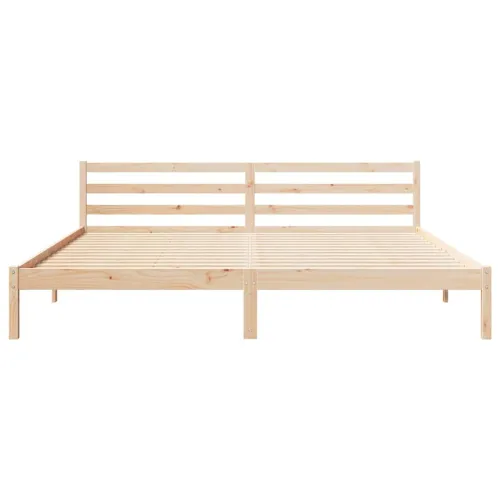 Okvir za krevet Smeđa 215,5 x 185,5 x 69,5 cm - Prirodna 180 x 210 cm Cijena